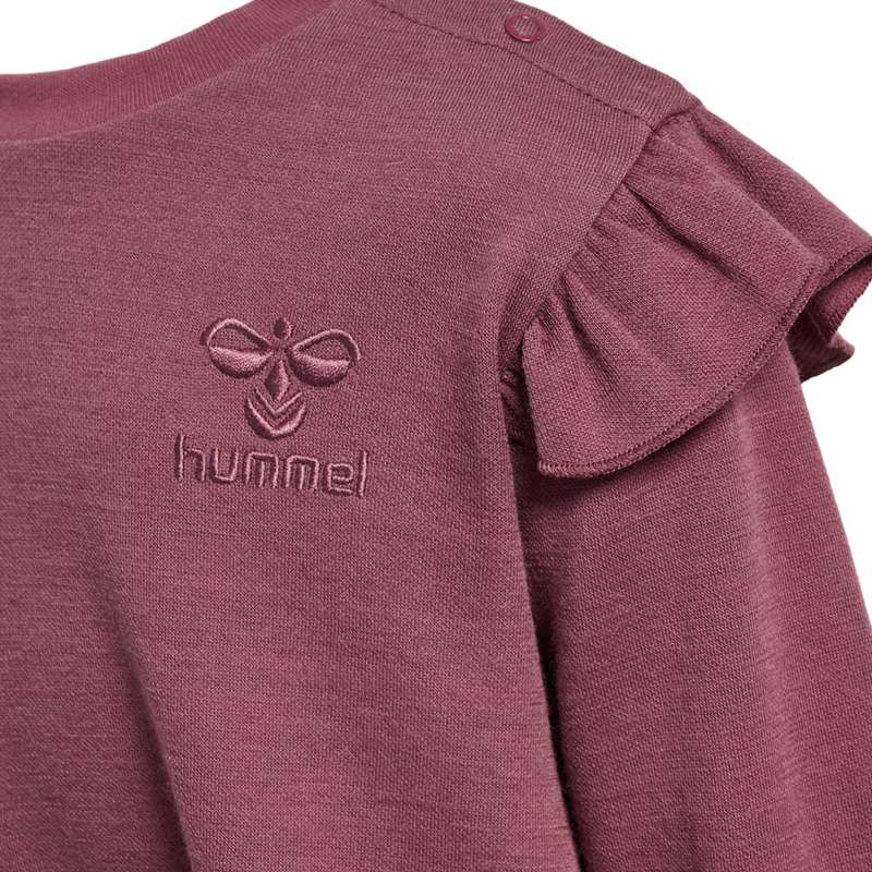 Hummel Wulbato Ls Kleid Kinder Rosa | 341606-467