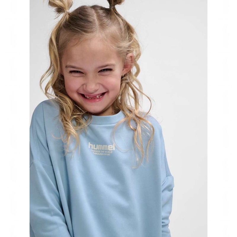 Hummel Zippi L/S Kleid Kinder Blau | 329596-975