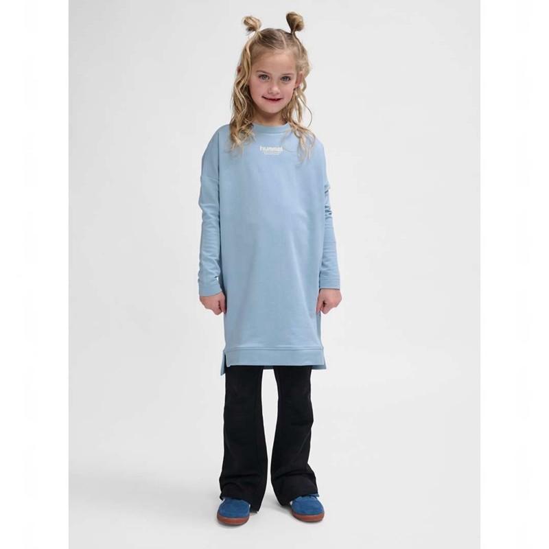Hummel Zippi L/S Kleid Kinder Blau | 329596-975