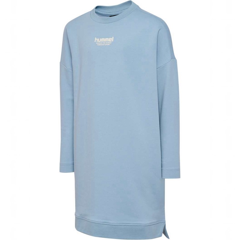 Hummel Zippi L/S Kleid Kinder Blau | 329596-975