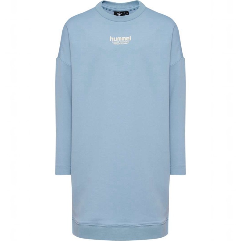 Hummel Zippi L/S Kleid Kinder Blau | 329596-975