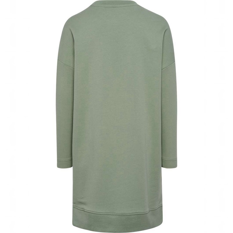Hummel Zippi L/S Kleid Kinder Grün | 040137-912