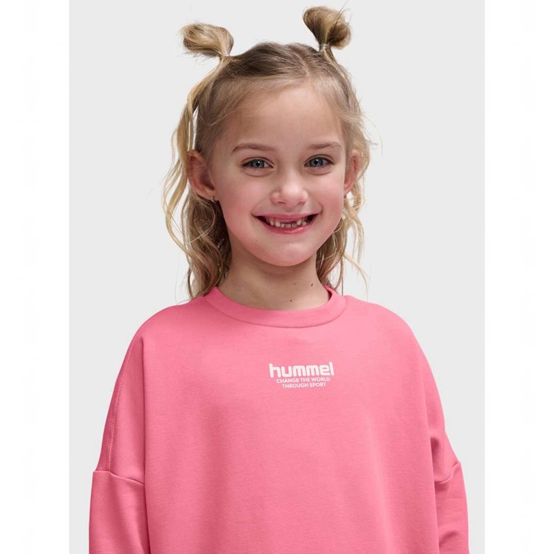 Hummel Zippi L/S Kleid Kinder Rosa | 964495-875