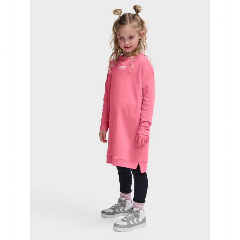 Hummel Zippi L/S Kleid Kinder Rosa | 964495-875
