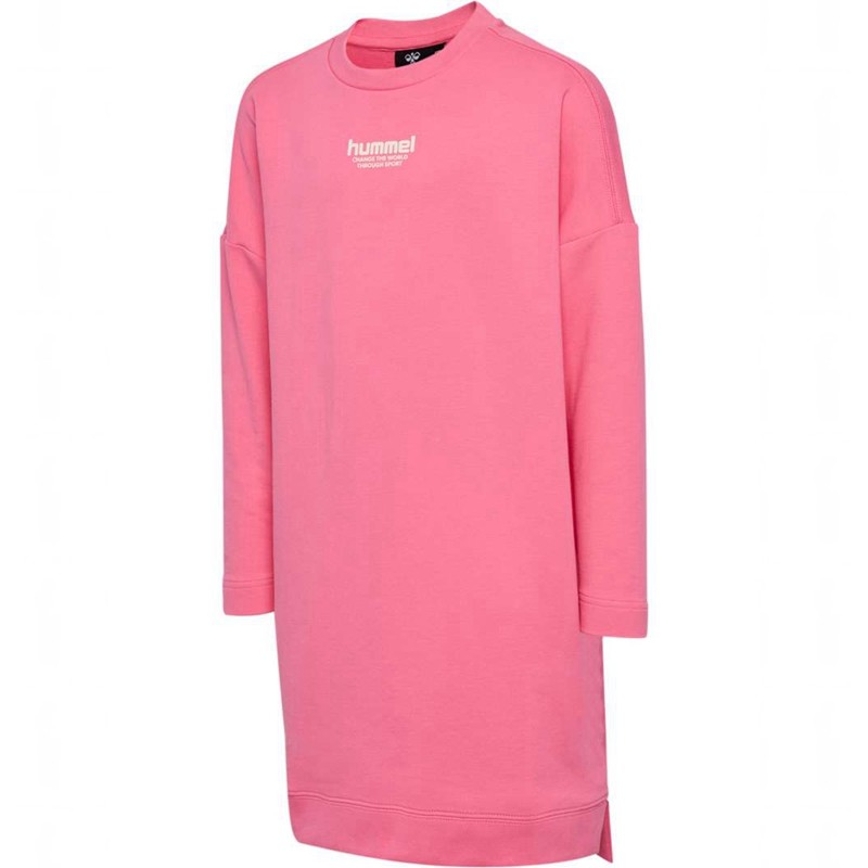 Hummel Zippi L/S Kleid Kinder Rosa | 964495-875