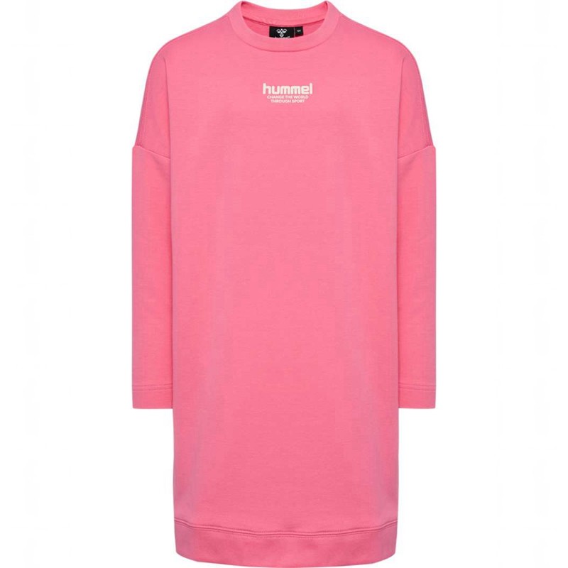 Hummel Zippi L/S Kleid Kinder Rosa | 964495-875