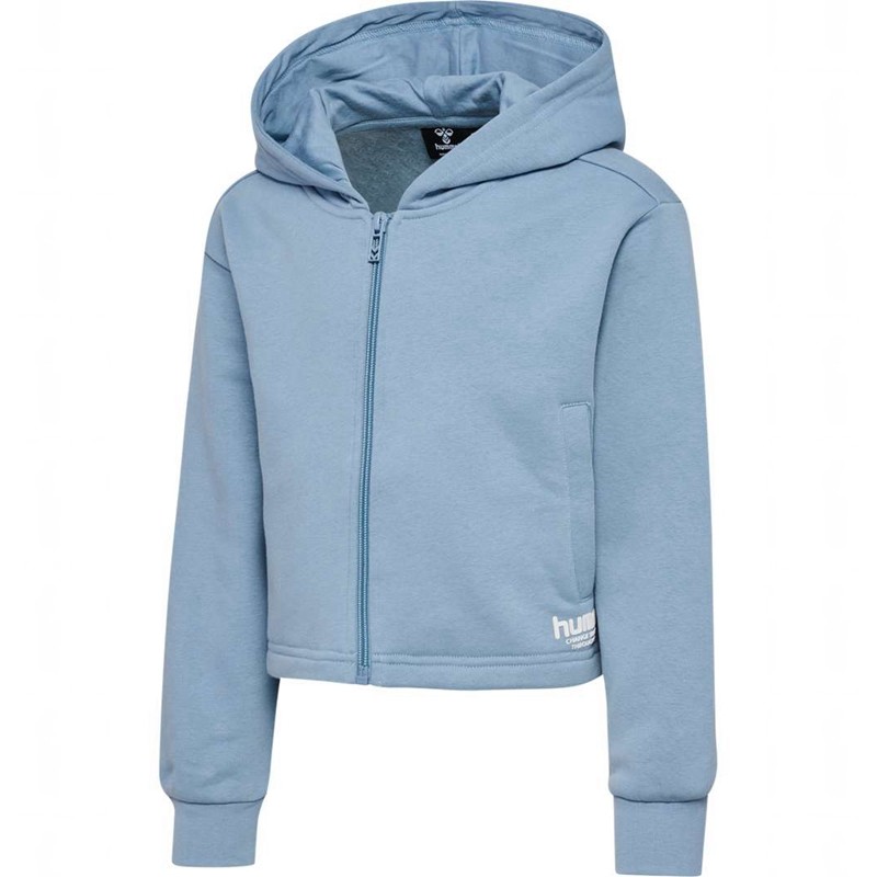 Hummel Zippi Zip Hoodie Kinder Blau | 140898-052