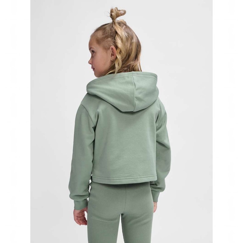 Hummel Zippi Zip Hoodie Kinder Grün | 373352-078
