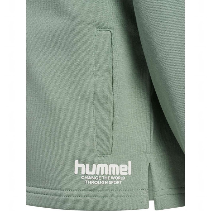 Hummel Zippi Zip Hoodie Kinder Grün | 373352-078